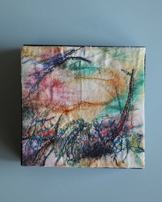 Prairie Scape Thread Painting