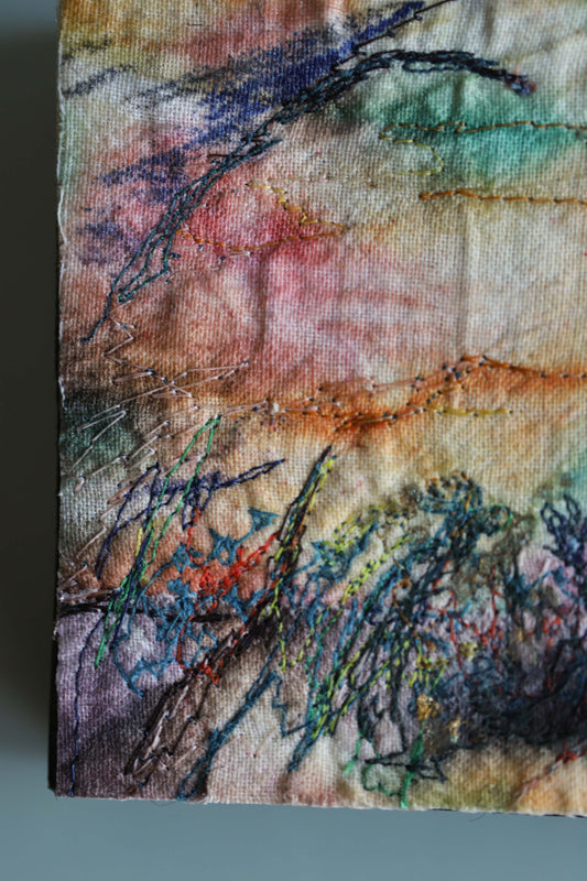 Prairie Scape Thread Painting