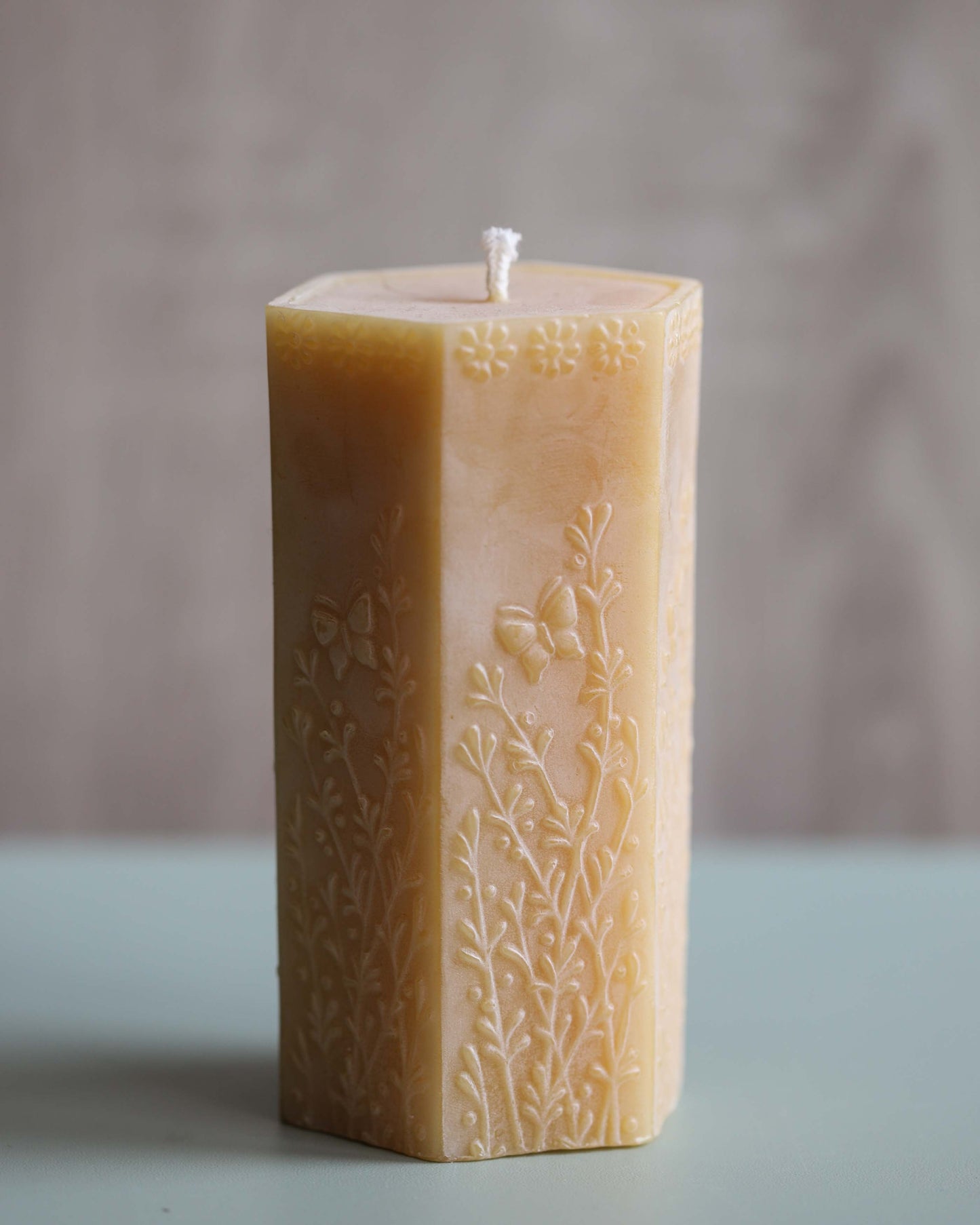 Hexagon Butterfly Candle