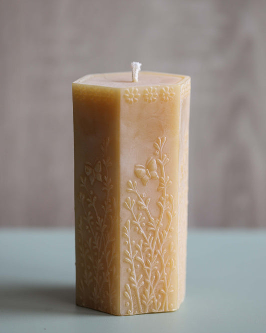 Hexagon Butterfly Candle