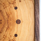 Rectangular Wall Clock - Book Matched Elm