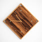 Square Wall Clock - American Walnut