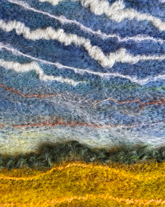 Felted Landscape - Framed