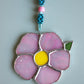 Stained Glass Iridescent Wild Rose