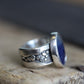 Rosecut Sapphire Ring