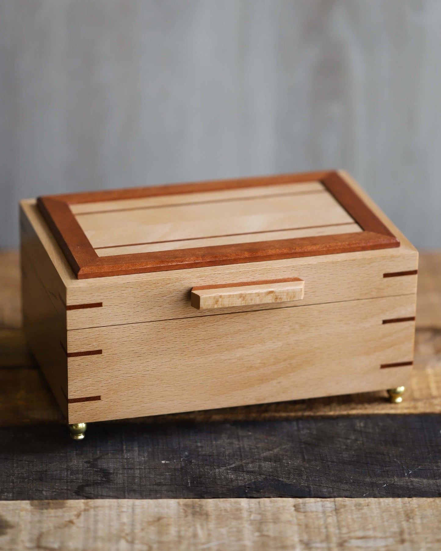 Beech Brazil Wood Jewelry Box