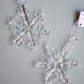 Clear Glass Snowflake
