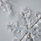 Clear Glass Snowflake