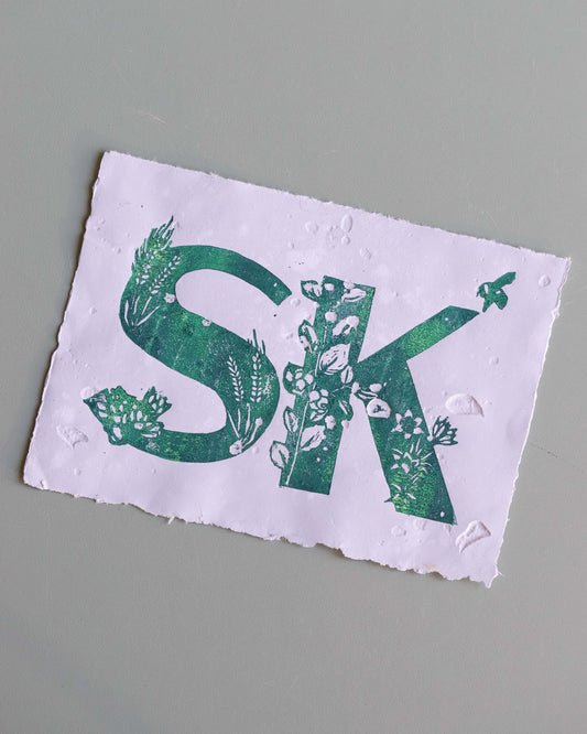 "SK" Print