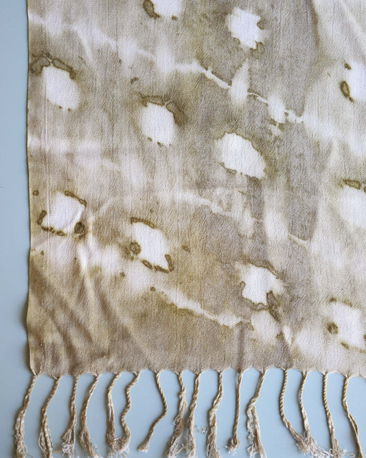 Cotton Botanical Dyed Scarf