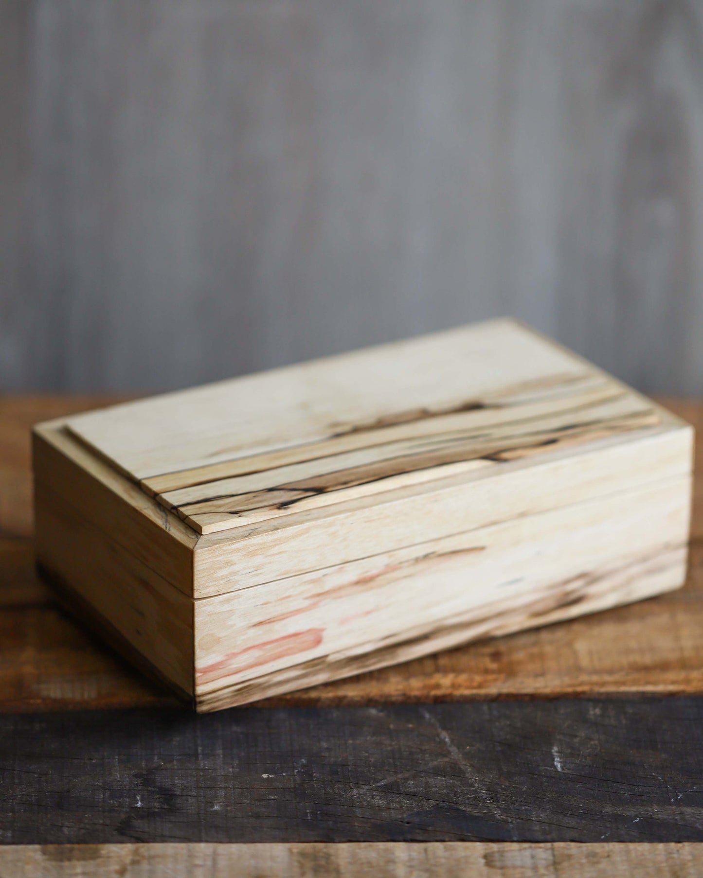 Small Spalted Birch Box