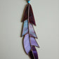 Purple Stained Glass Feather