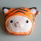 Tiger Suit Cat Wall Pillow