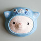 Blue Cat Suit Cat Wall Pillow