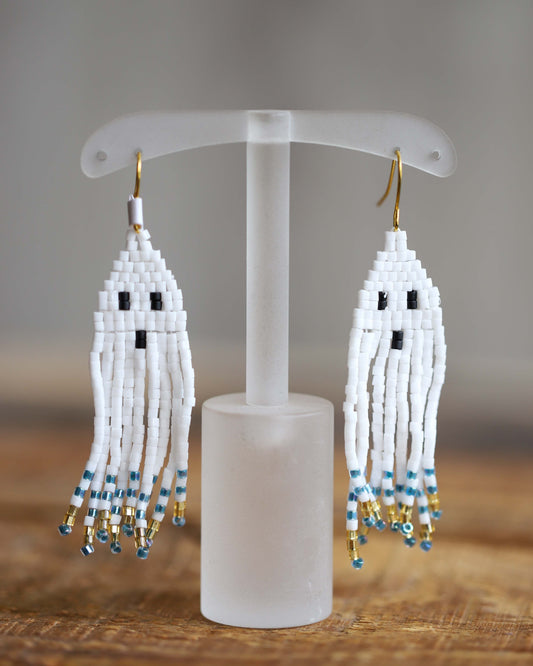 Ghost Fringe Earrings