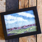 Black Framed Felted Landscape