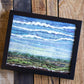 Black Framed Felted Landscape