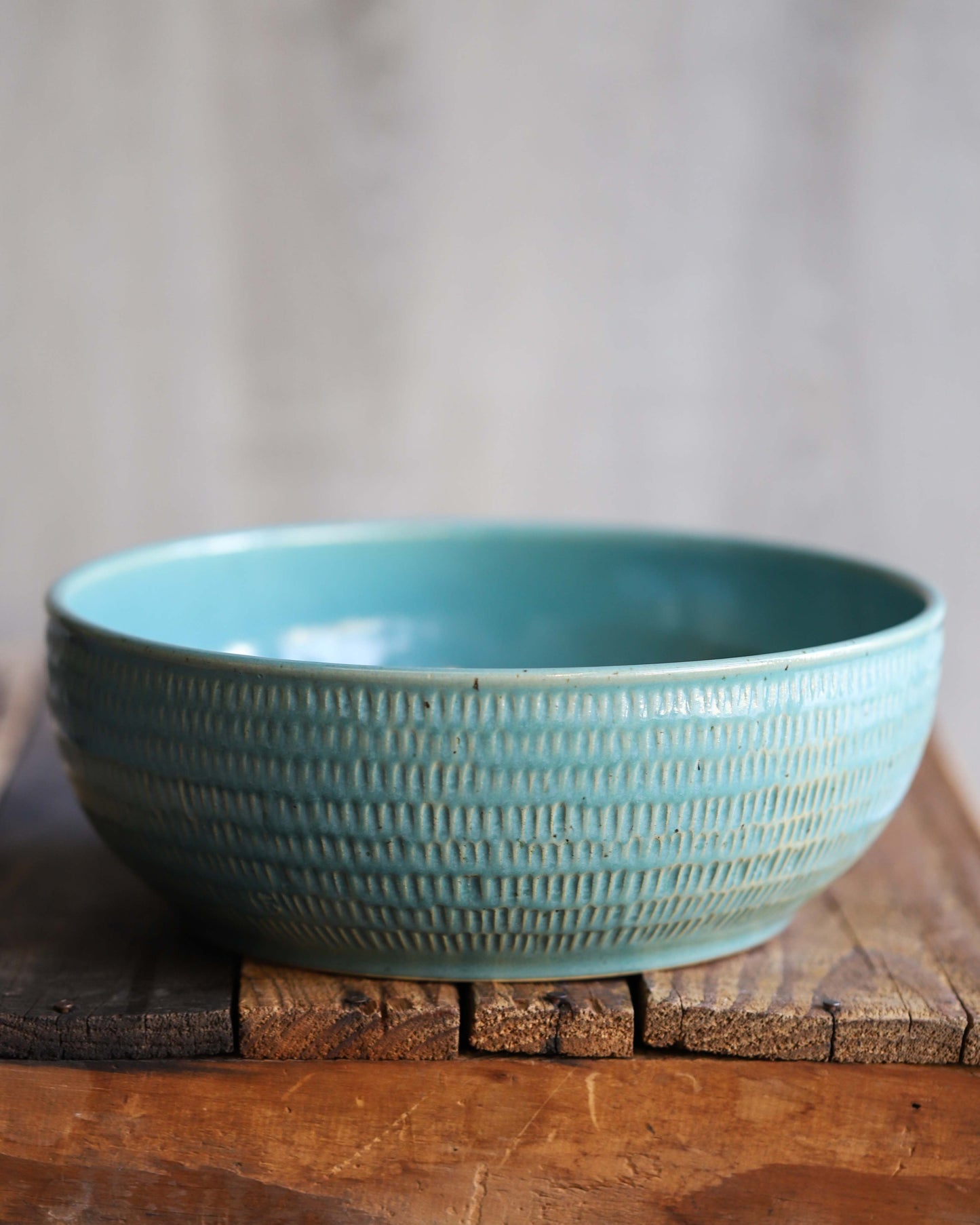 Carved Turquoise Bowl