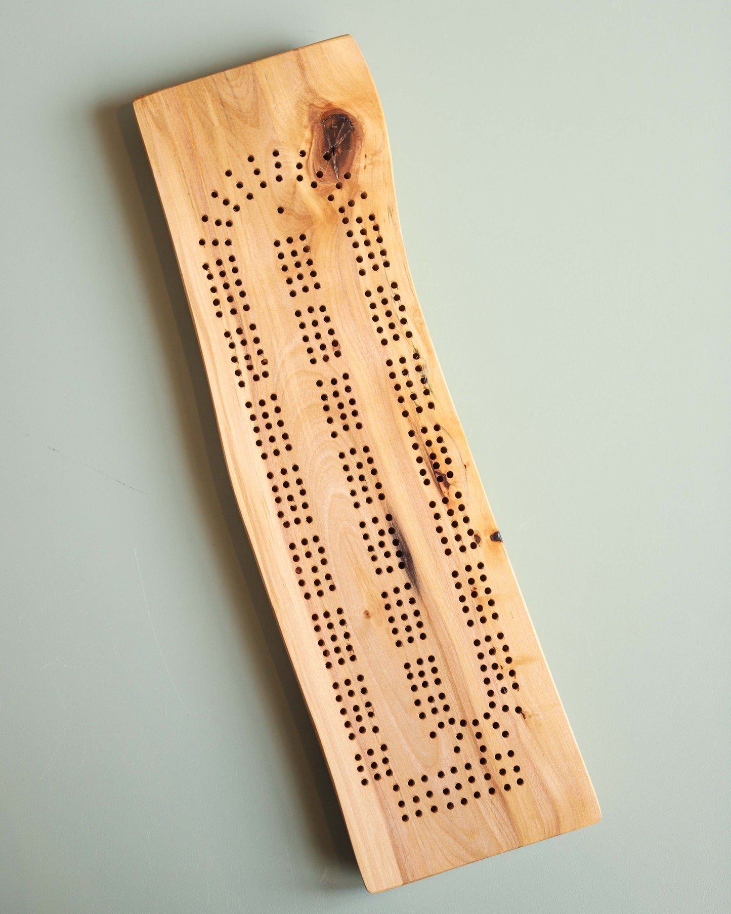 Spalted Birch Cribbage Board