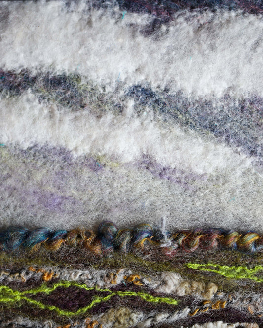 Black Framed Felted Landscape