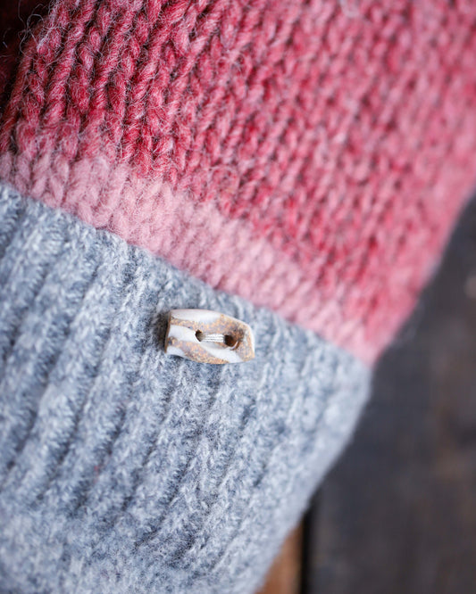 Recycled Burgundy Wool Mittens