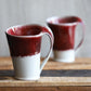 Large Red Wave Mugs