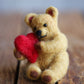 Valentine's Bear Holding Heart