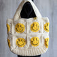Crocheted Smiley Face Bag