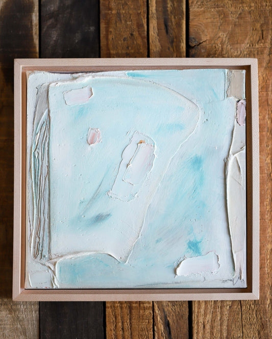 Abstract Turquoise Painting