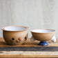 Light Brown Cat Two Bowls in One