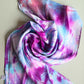 Purple & Blue Silk Scarf