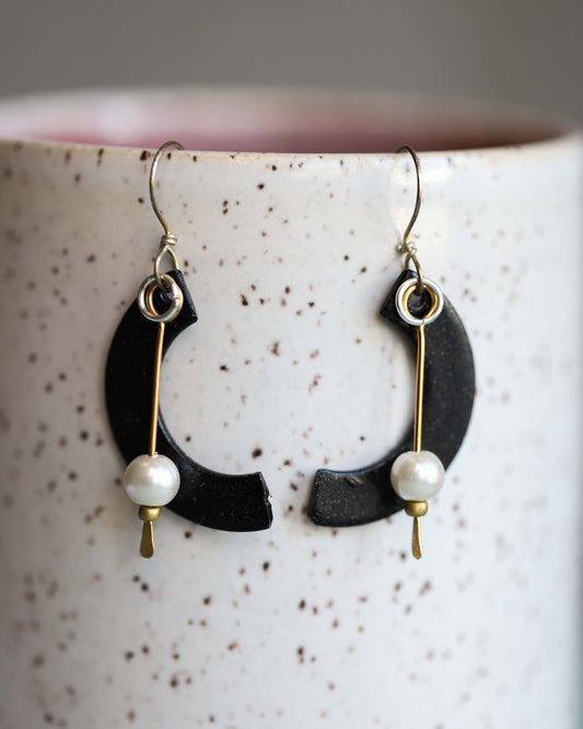 Semi Circle Earrings