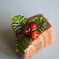 Glass Strawberry Sculpture