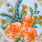 Orange Floral Bouquet Quilled Art Piece