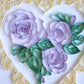 Purple Flower Quilled Art Piece