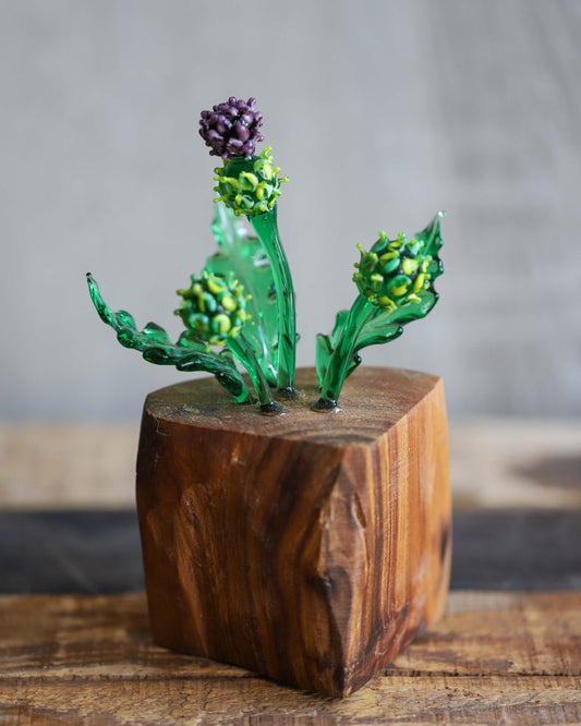 Glass Thistle Sculpture