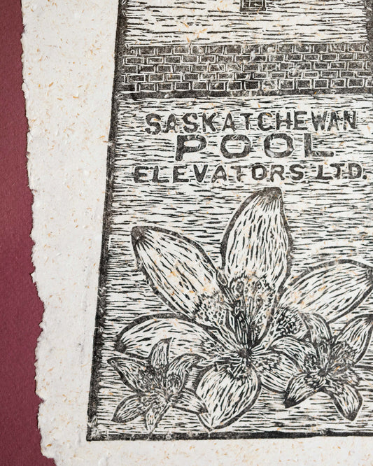 Prairie Elevator Print - Framed