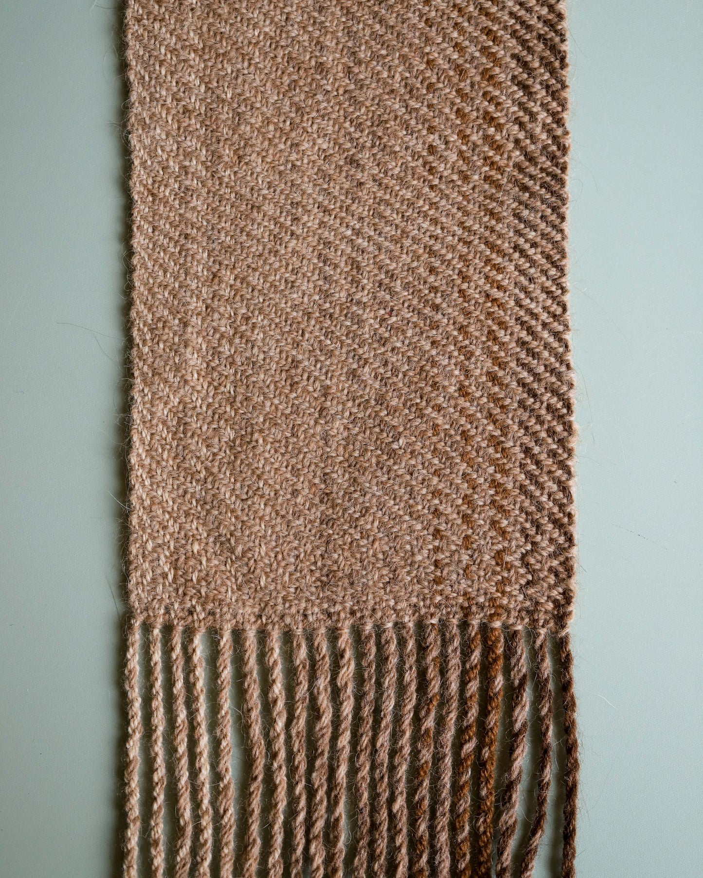 Woven Brown Scarf