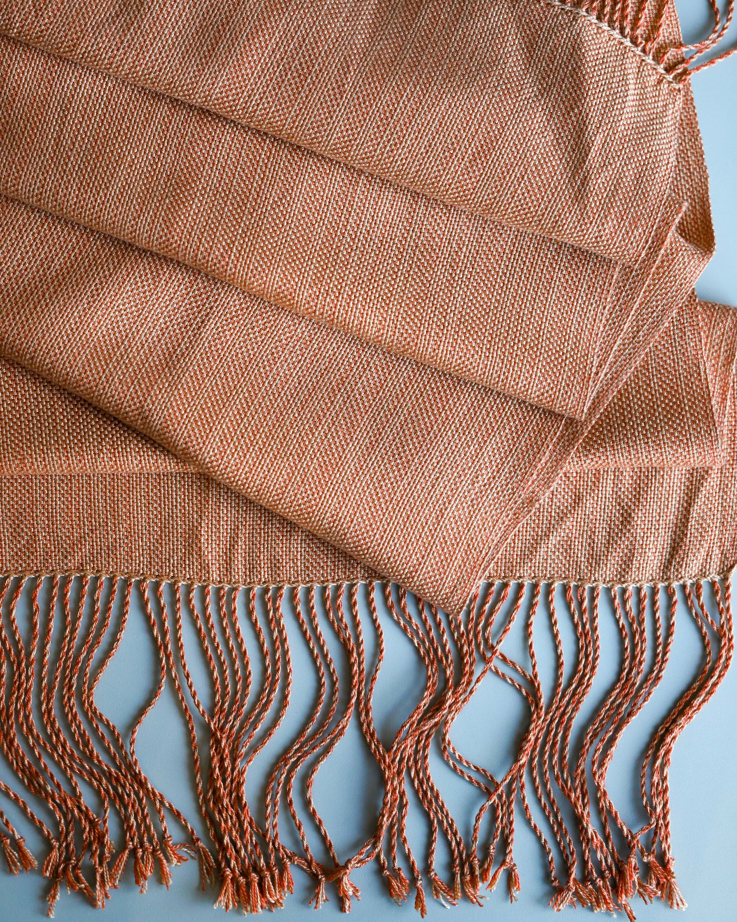 Handwoven Scarf - Orange