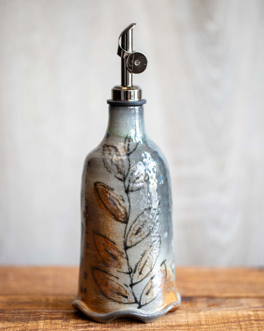 Soda Fired Oil Bottle