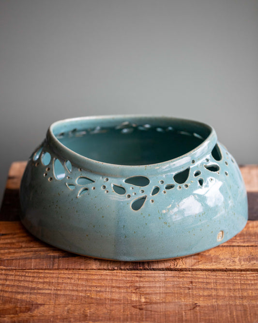 Pierced Planter/Yarn Bowl