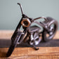 Metal Motorcycle Sculpture