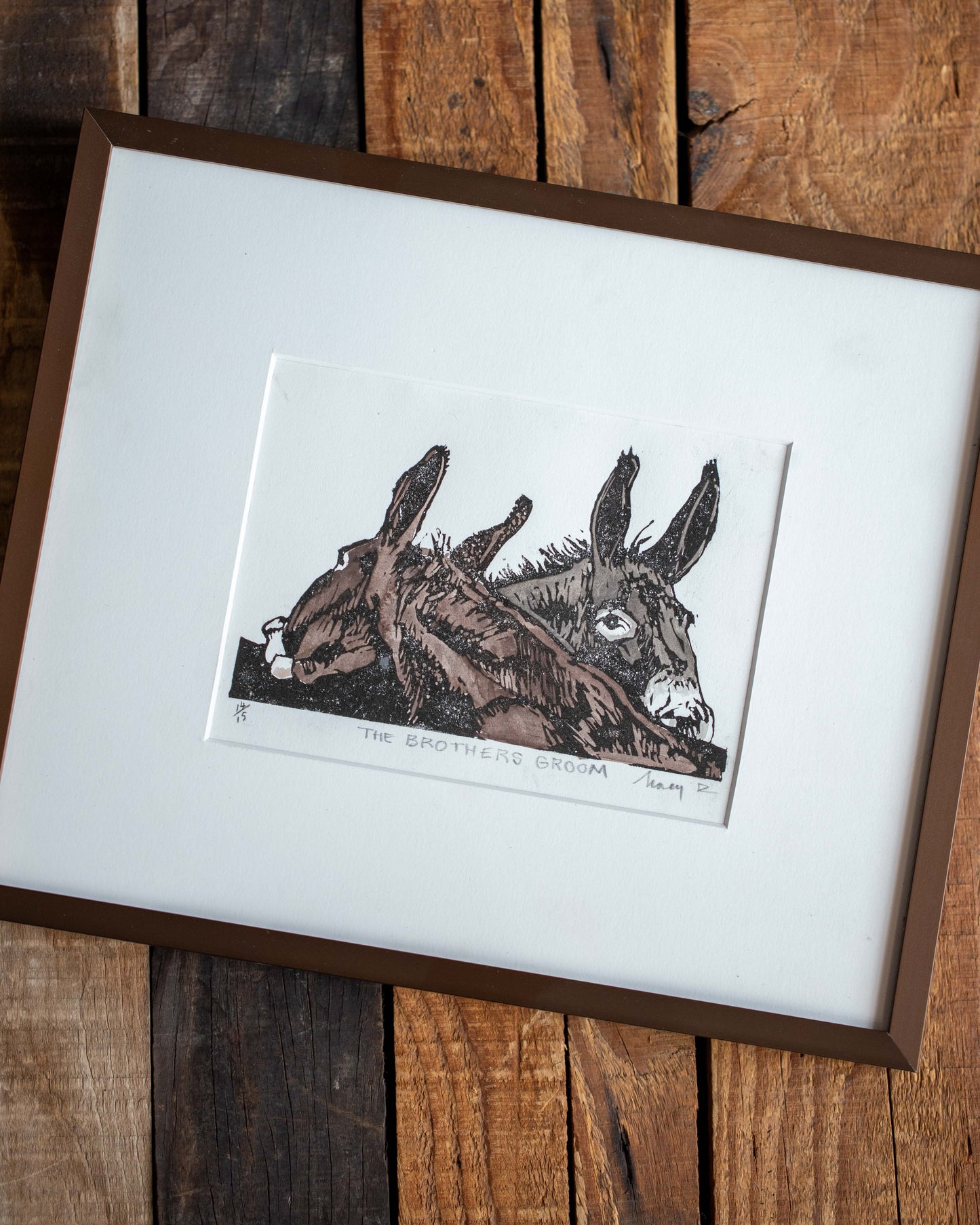 The Brothers Groom Framed Print