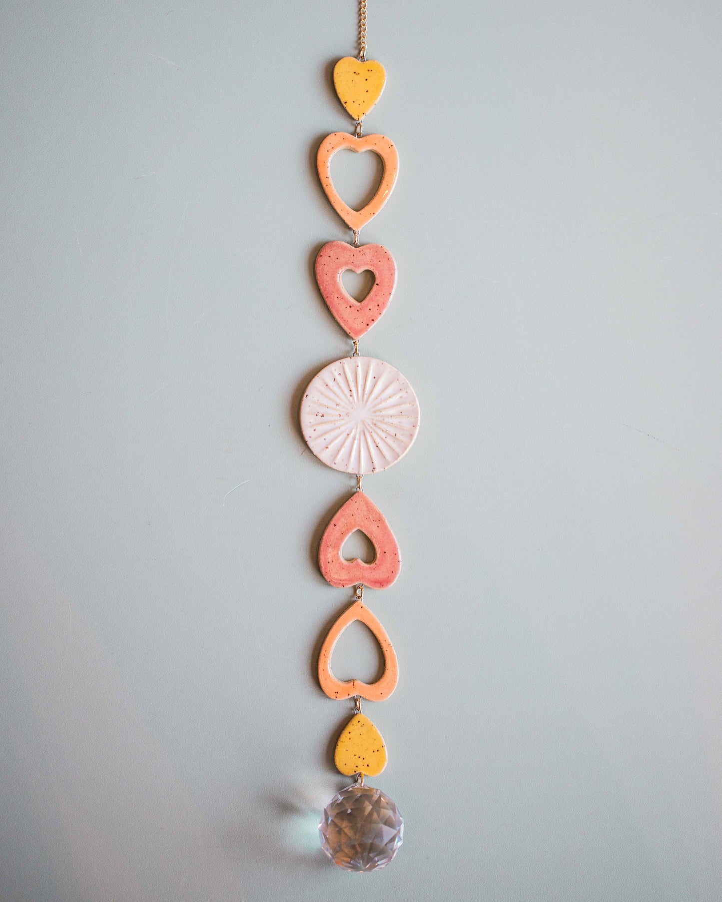 Suncatcher - Hearts, 7 Piece