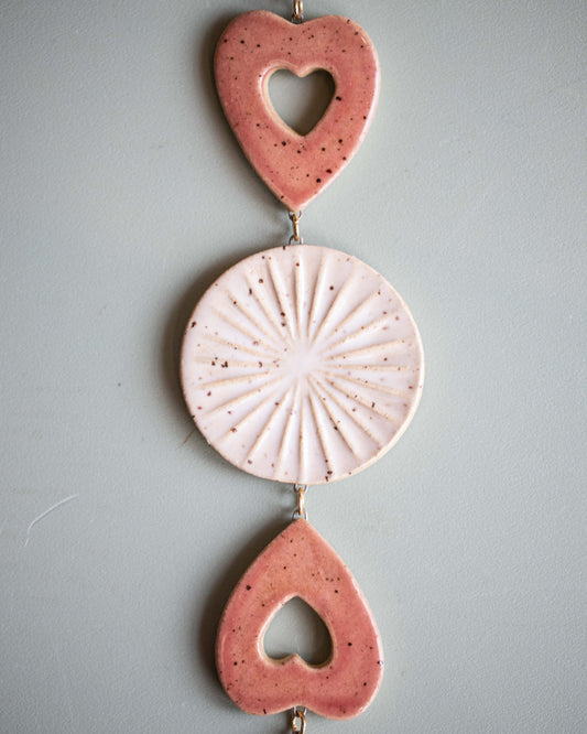 Suncatcher - Hearts, 7 Piece