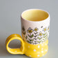 Yellow Flower Small Cup