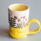 Yellow Flower Small Cup