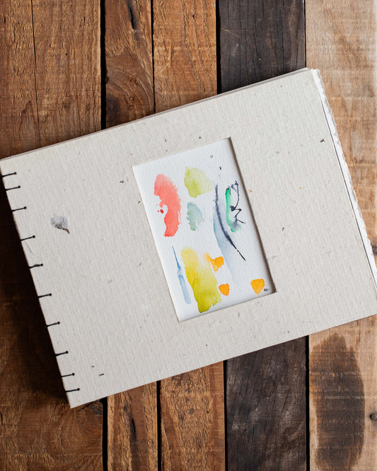 Handbound Photo Album with Watercolour Insert