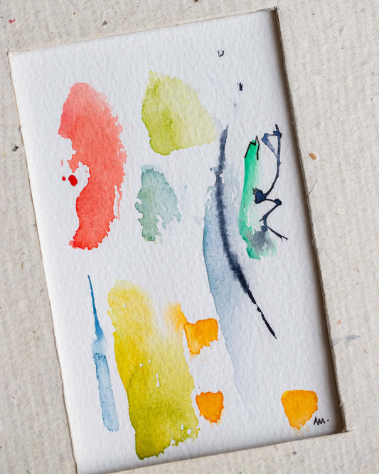 Handbound Photo Album with Watercolour Insert