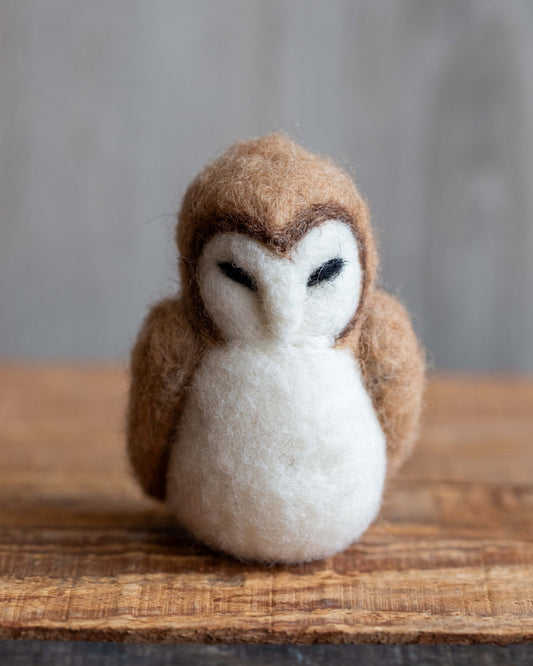 Felted Barn Owl